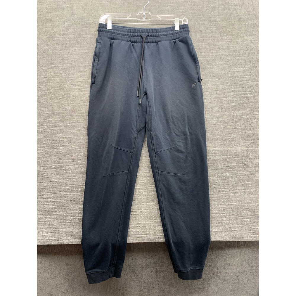 Fabletics Jogger Sweatpants Mens Medium Blue High Rise Drawstring Waist Tapered